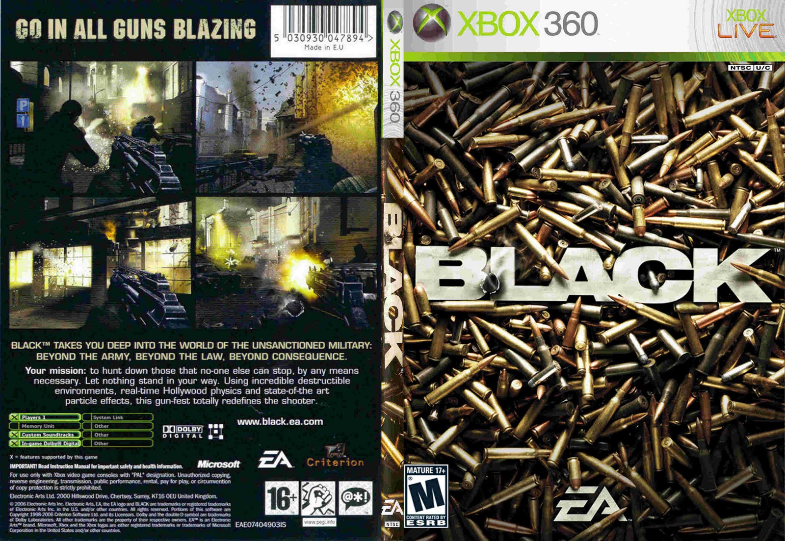 black game xbox 360